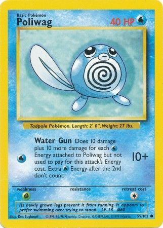 Poliwag (59/102) [Base Set Unlimited] | Silver Goblin