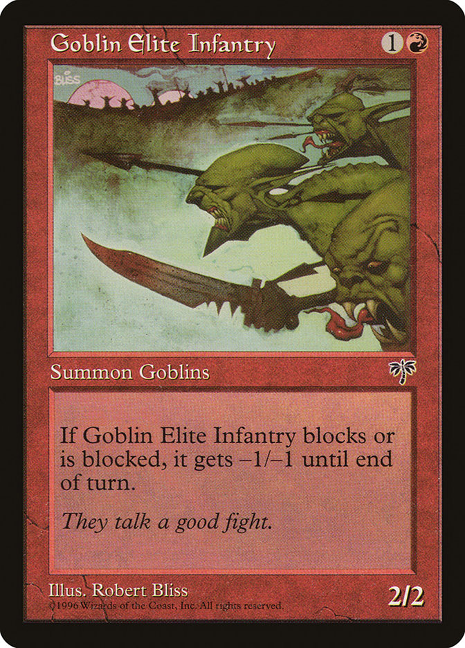 Goblin Elite Infantry [Mirage] | Silver Goblin