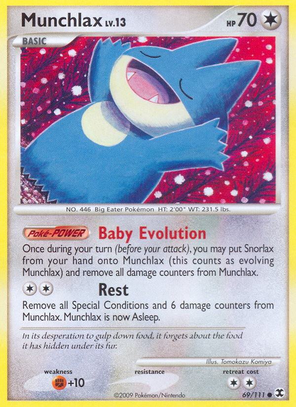 Munchlax (69/111) [Platinum: Rising Rivals] | Silver Goblin