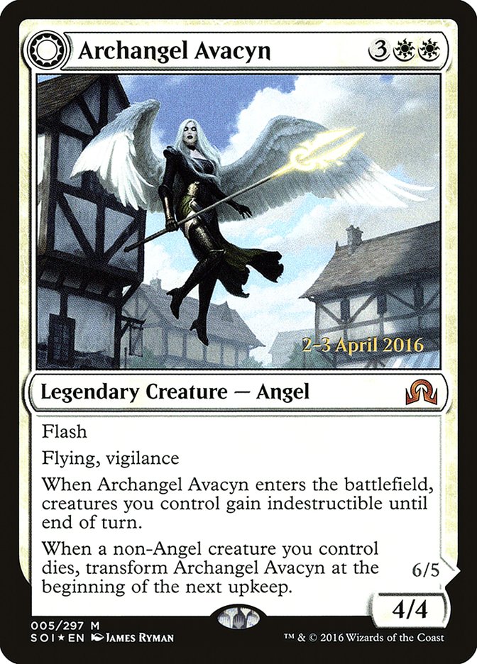 Archangel Avacyn // Avacyn, the Purifier (05s) Foil - Shadows over Innistrad Promos