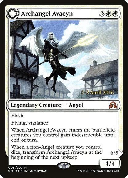 Archangel Avacyn // Avacyn, the Purifier (05s) Foil - Shadows over Innistrad Promos