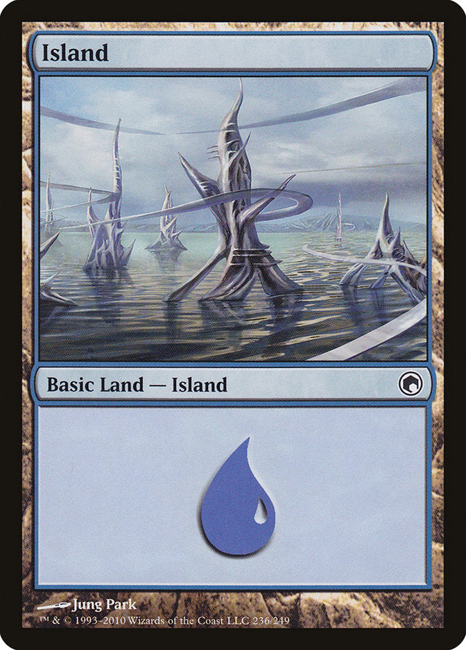 Island (236) [Scars of Mirrodin] | Silver Goblin