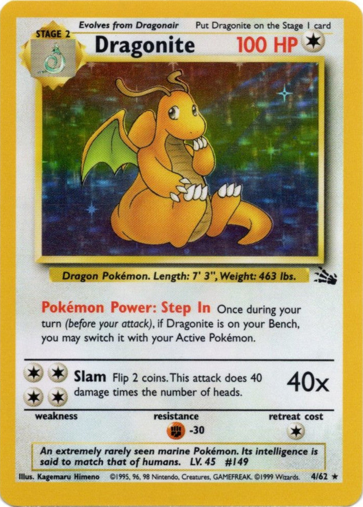 Dragonite (4/62) [Fossil Unlimited] | Silver Goblin