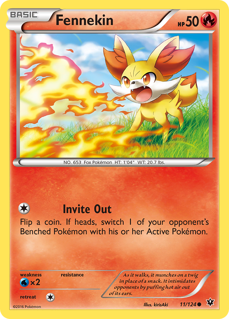 Fennekin (11/124) [XY: Fates Collide] | Silver Goblin