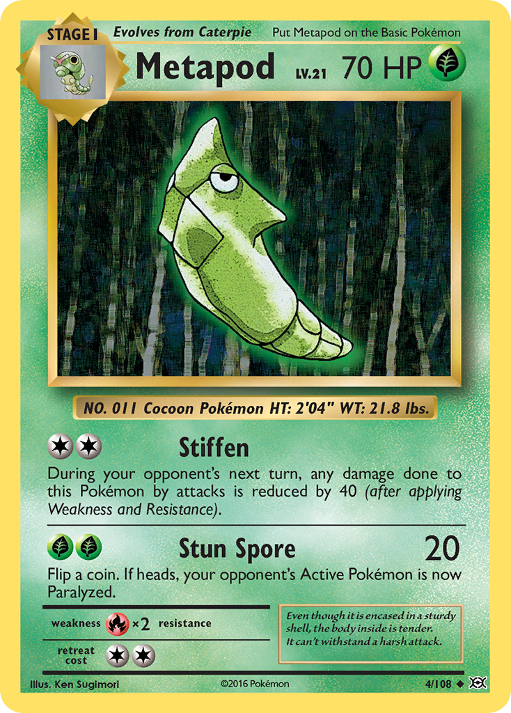 Metapod (4/108) [XY: Evolutions] | Silver Goblin