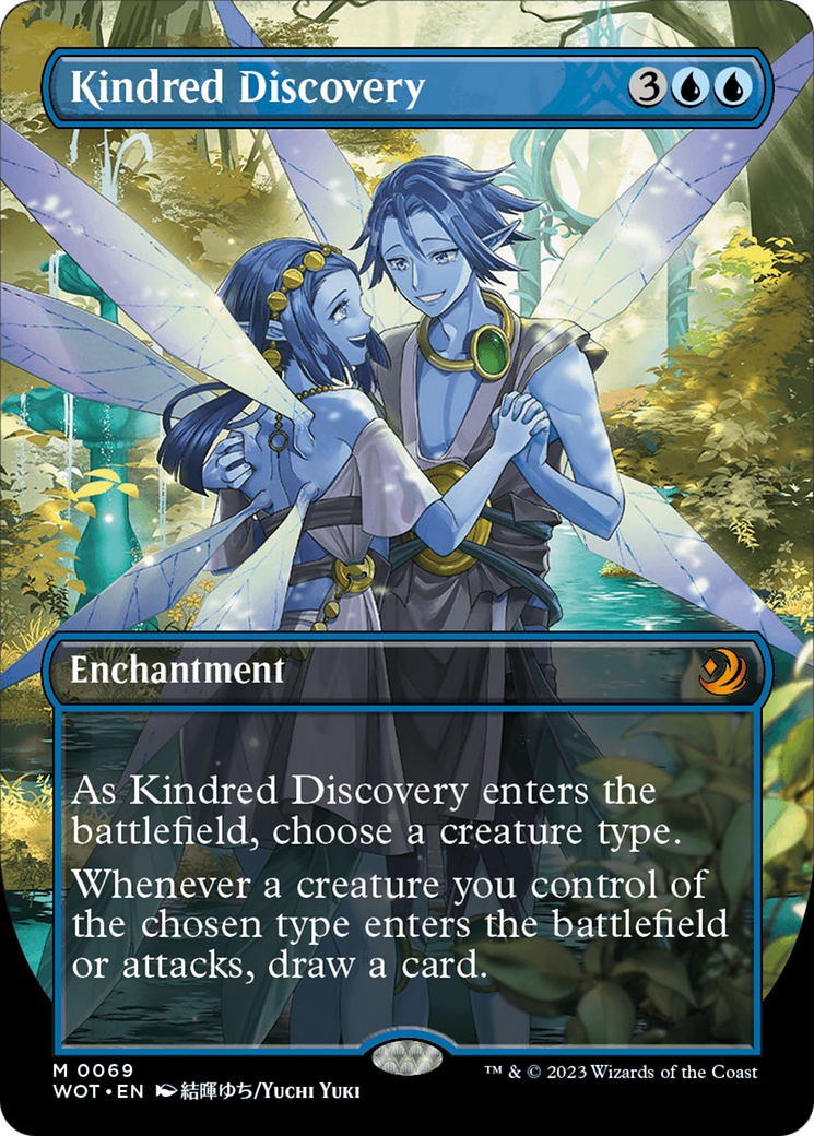 Kindred Discovery (Anime Borderless) [Wilds of Eldraine: Enchanting Tales] | Silver Goblin