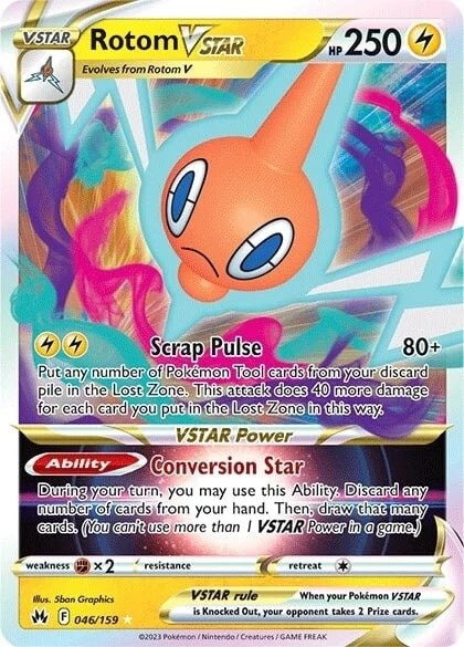 Rotom VSTAR (046/159) [Sword & Shield: Crown Zenith] | Silver Goblin