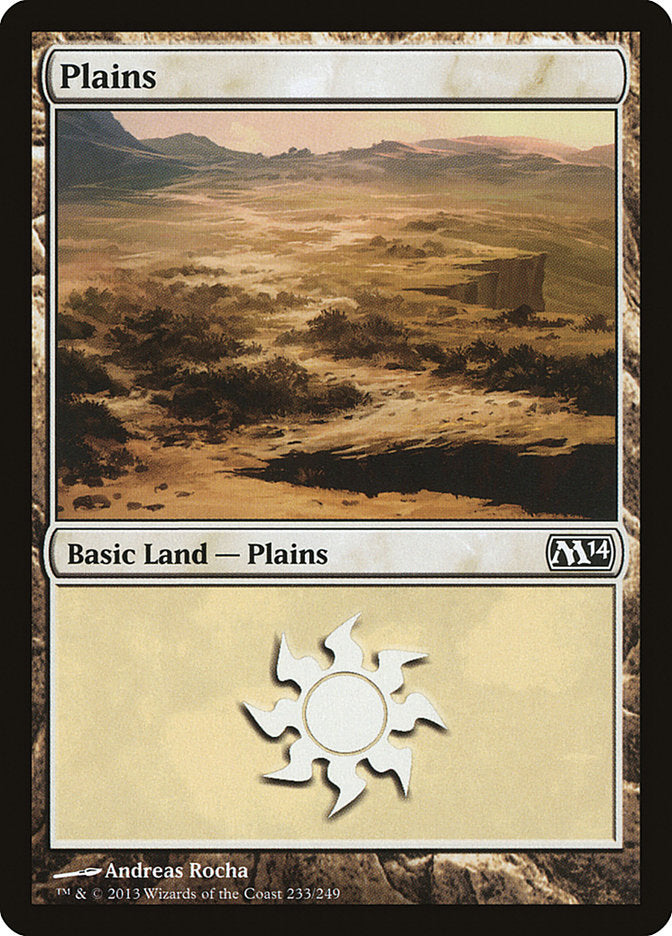 Plains (233) [Magic 2014] | Silver Goblin