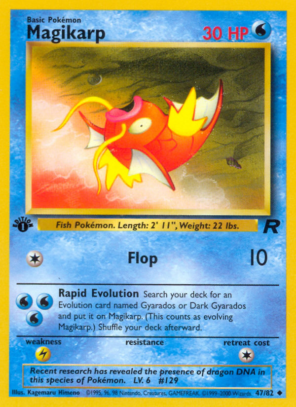 Magikarp (47/82) [Team Rocket 1st Edition] | Silver Goblin