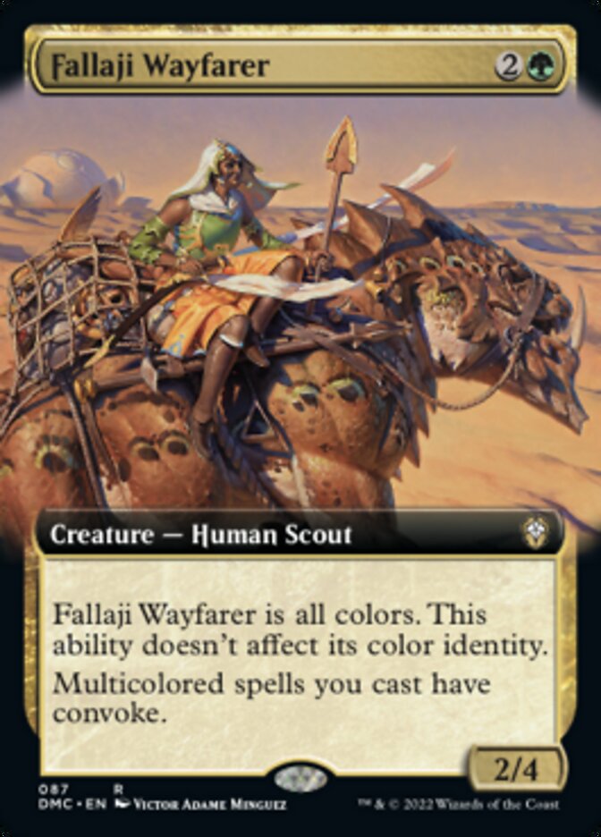 Fallaji Wayfarer (Extended Art) [Dominaria United Commander] | Silver Goblin