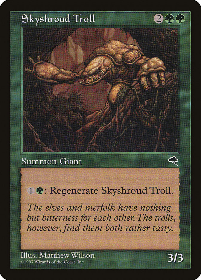 Skyshroud Troll [Tempest] | Silver Goblin