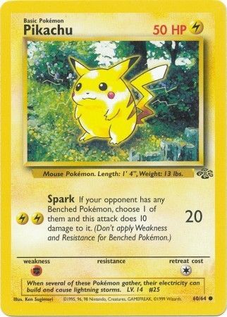 Pikachu (60/64) [Jungle Unlimited] | Silver Goblin