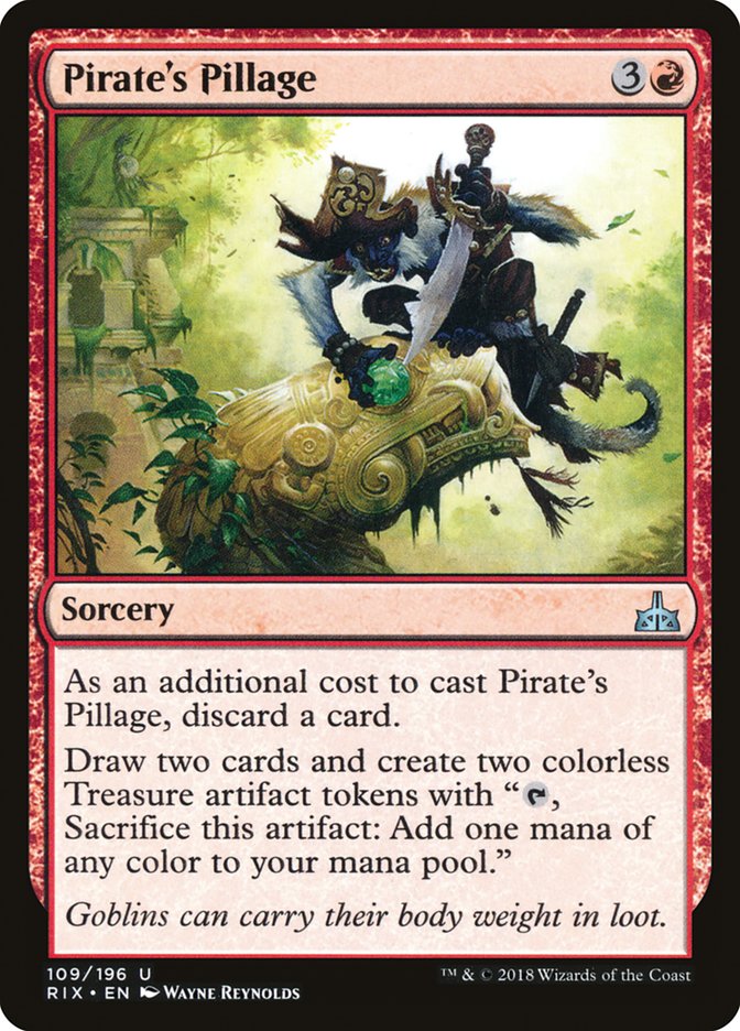 Pirate's Pillage [Rivals of Ixalan] | Silver Goblin