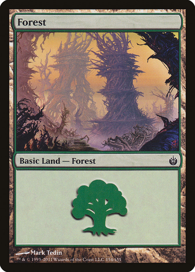 Forest (154) [Mirrodin Besieged] | Silver Goblin