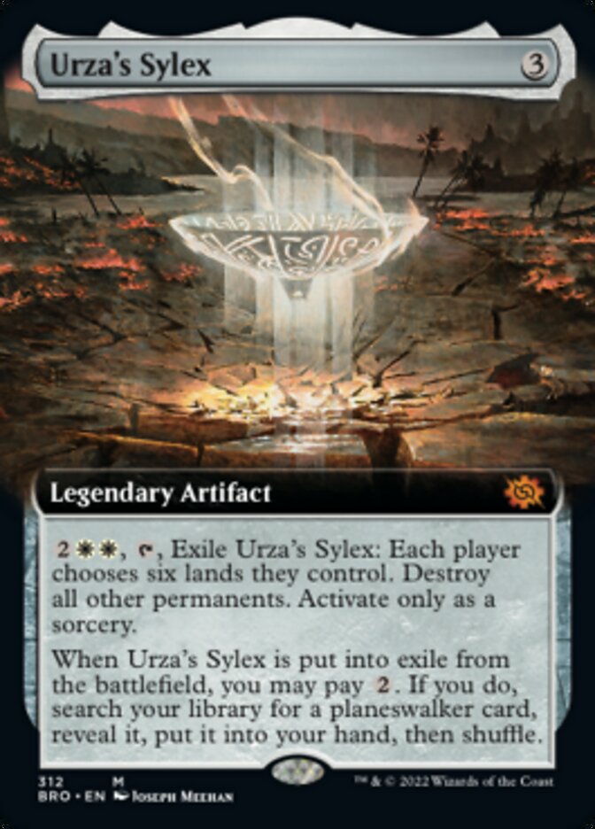 Urza's Sylex (Extended Art) [The Brothers' War] | Silver Goblin