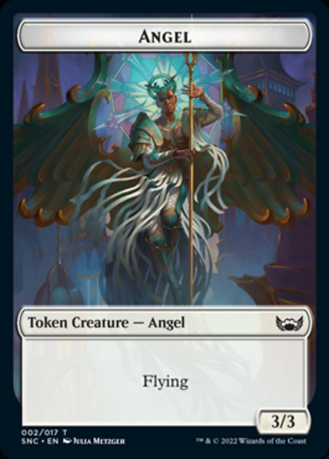 Treasure (013) // Angel Double-Sided Token [Streets of New Capenna Tokens] | Silver Goblin