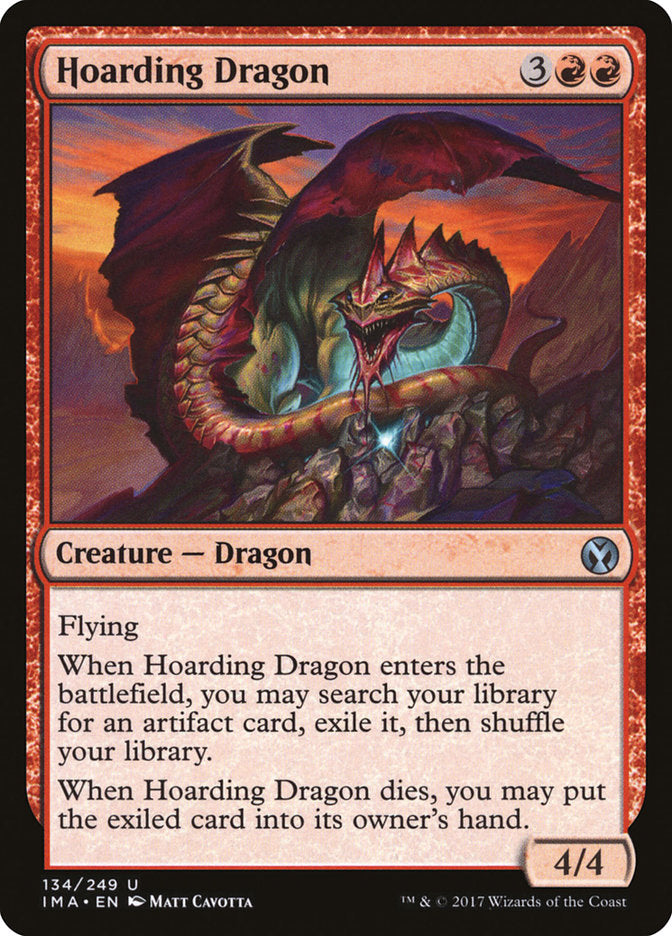 Hoarding Dragon [Iconic Masters] | Silver Goblin