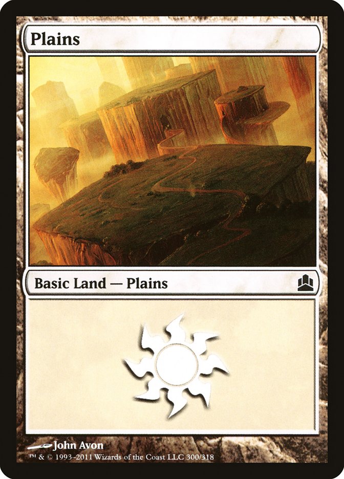 Plains (300) [Commander 2011] | Silver Goblin