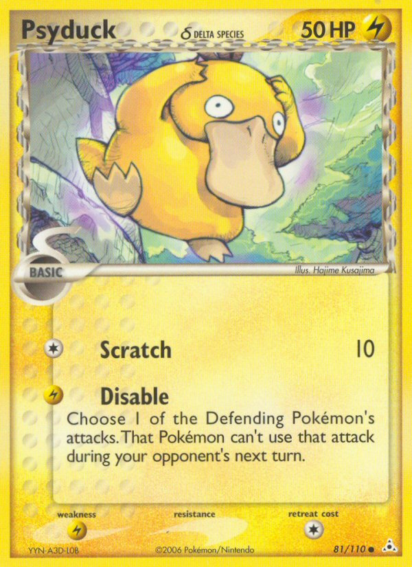 Psyduck (81/110) (Delta Species) [EX: Holon Phantoms] | Silver Goblin