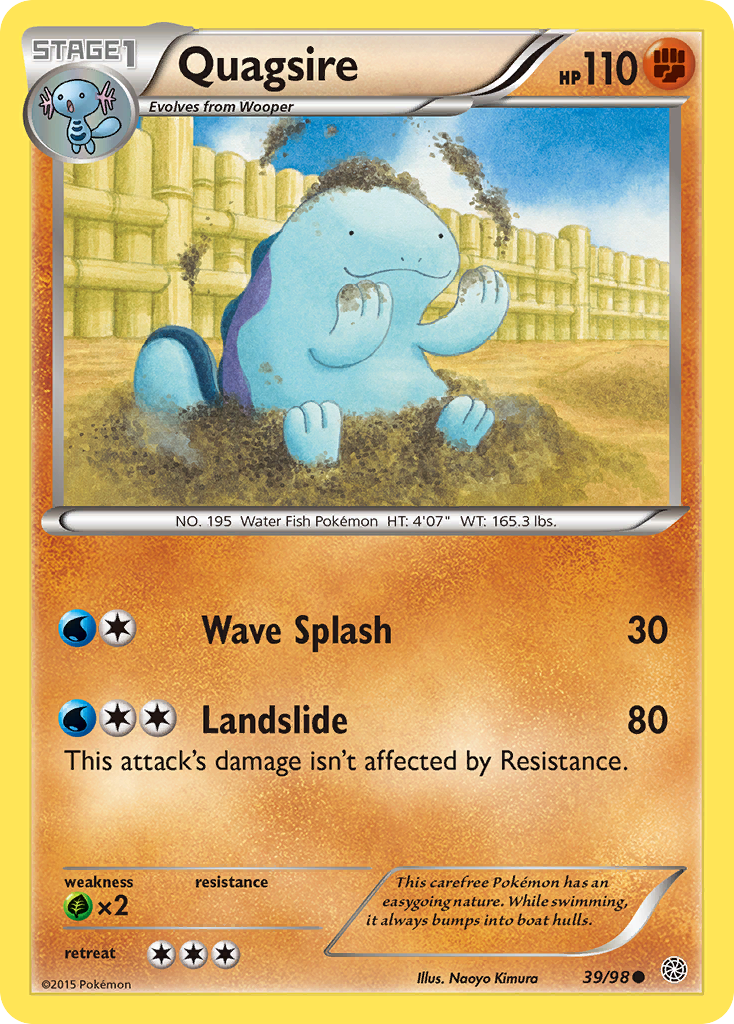 Quagsire (39/98) [XY: Ancient Origins] | Silver Goblin