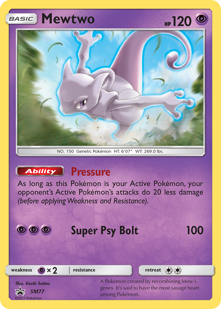 Mewtwo (SM77) [Sun & Moon: Black Star Promos] | Silver Goblin