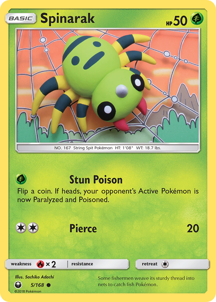 Spinarak (5/168) [Sun & Moon: Celestial Storm] | Silver Goblin