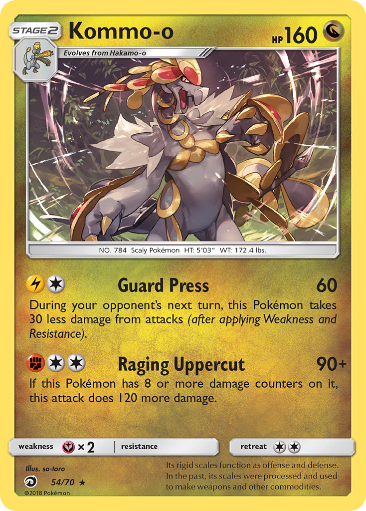 Kommo-o (54/70) [Sun & Moon: Dragon Majesty] | Silver Goblin