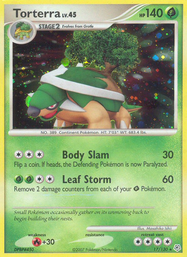 Torterra (17/130) [Diamond & Pearl: Base Set] | Silver Goblin