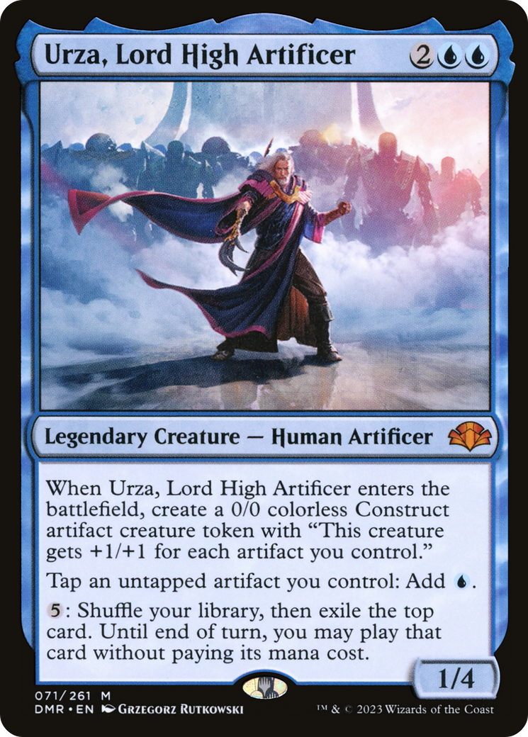 Urza, Lord High Artificer [Dominaria Remastered] | Silver Goblin