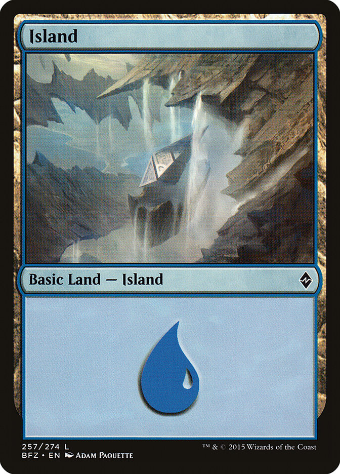 Island (257) [Battle for Zendikar] | Silver Goblin