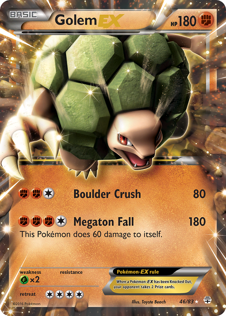 Golem EX (46/83) [XY: Generations] | Silver Goblin