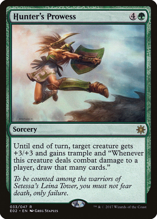 Hunter's Prowess [Explorers of Ixalan] | Silver Goblin