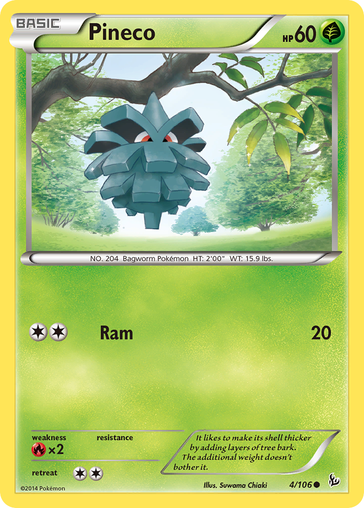 Pineco (4/106) [XY: Flashfire] | Silver Goblin