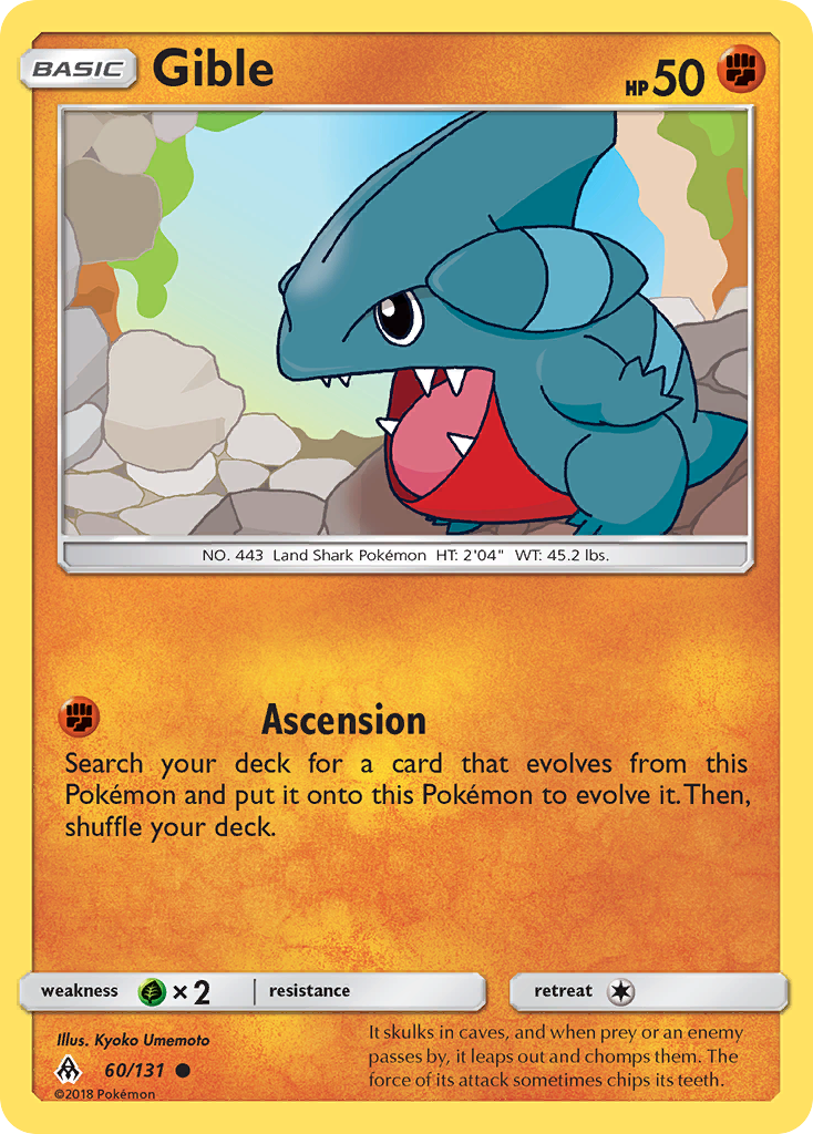 Gible (60/131) [Sun & Moon: Forbidden Light] | Silver Goblin