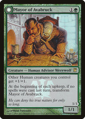 Mayor of Avabruck // Howlpack Alpha [Innistrad Prerelease Promos] | Silver Goblin