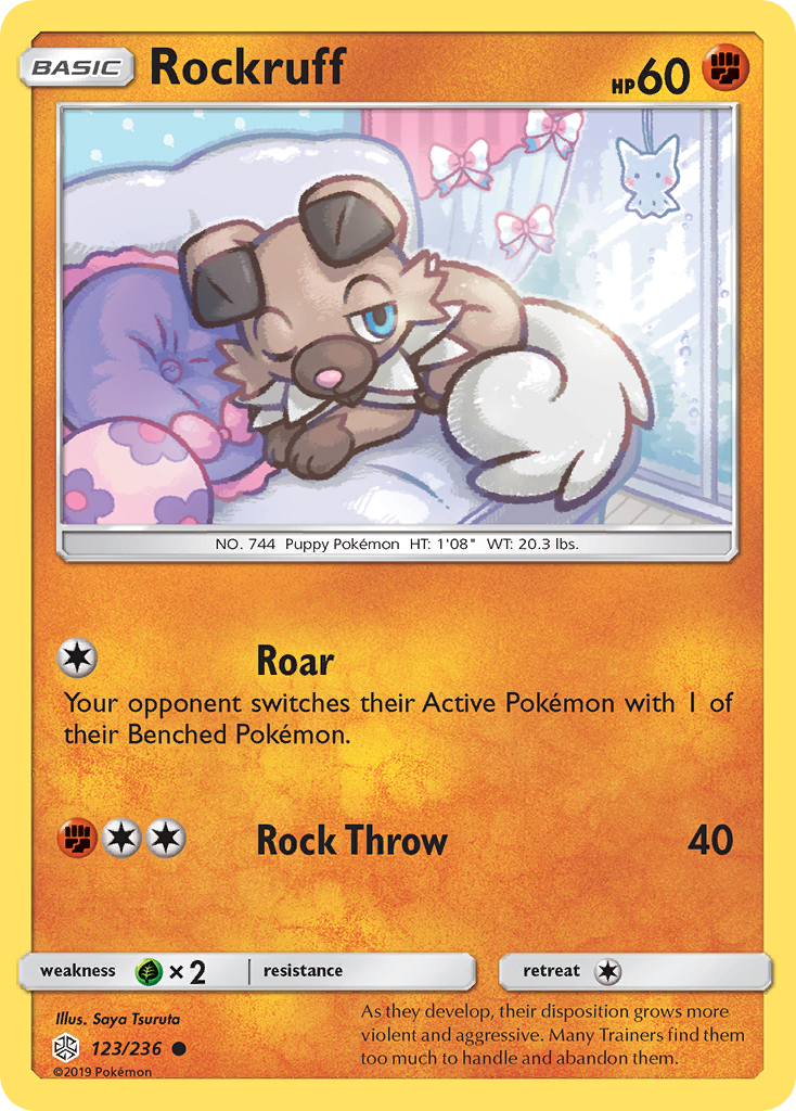 Rockruff (123/236) [Sun & Moon: Cosmic Eclipse] | Silver Goblin