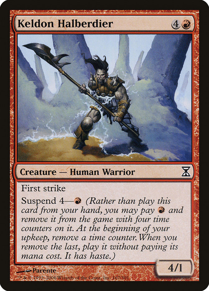 Keldon Halberdier [Time Spiral] | Silver Goblin