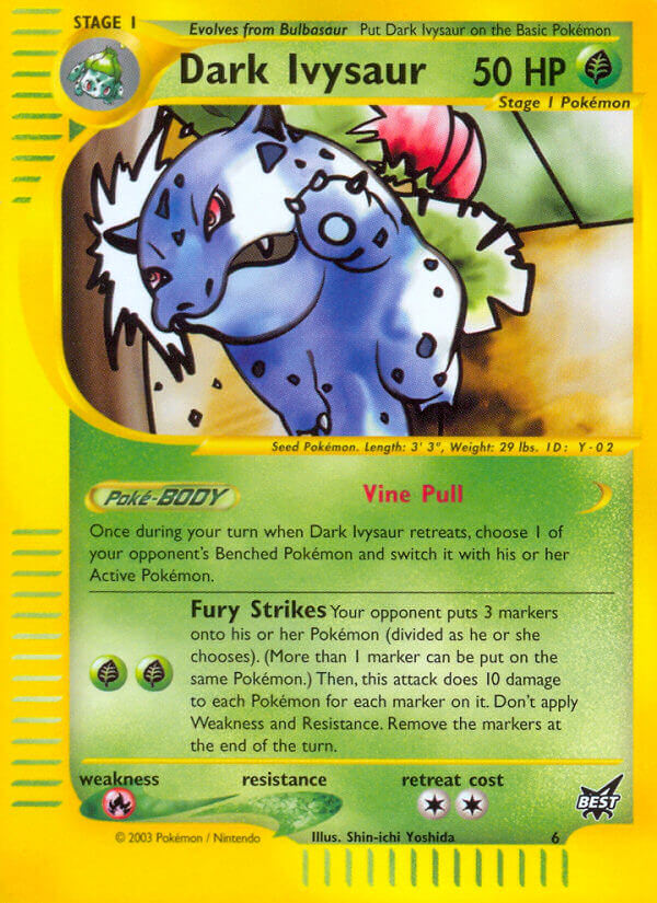 Dark Ivysaur (6) [Best of Promos] | Silver Goblin