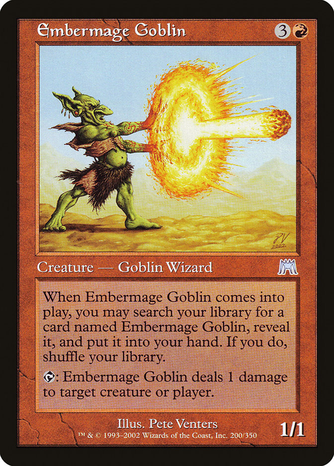 Embermage Goblin [Onslaught] | Silver Goblin