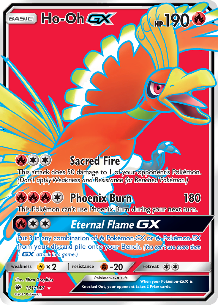 Ho-Oh GX (131/147) [Sun & Moon: Burning Shadows] | Silver Goblin