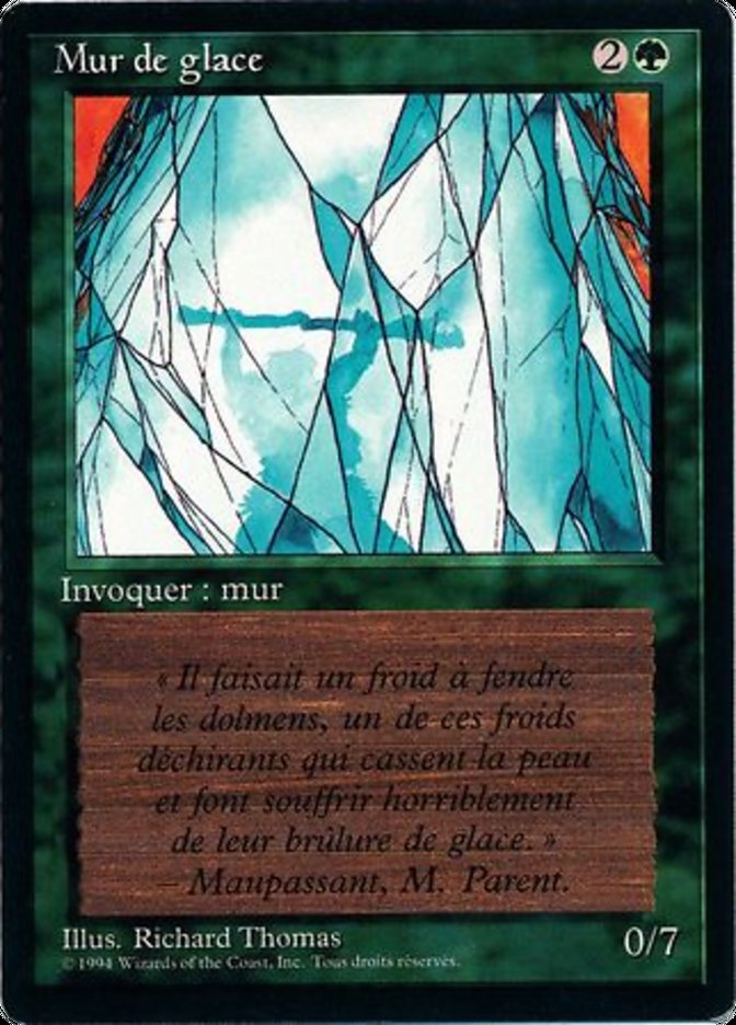 Wall of Ice [Foreign Black Border] | Silver Goblin