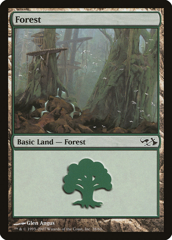 Forest (28) [Duel Decks: Elves vs. Goblins] | Silver Goblin