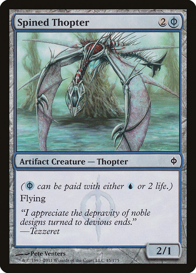 Spined Thopter [New Phyrexia] | Silver Goblin
