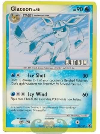 Glaceon (20/100) [Burger King Promos: 2009 Collection] | Silver Goblin