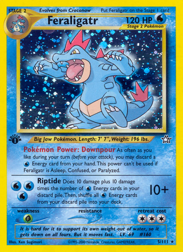 Feraligatr (5/111) [Neo Genesis 1st Edition] | Silver Goblin