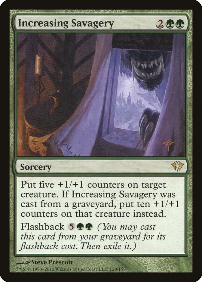 Increasing Savagery [Dark Ascension] | Silver Goblin