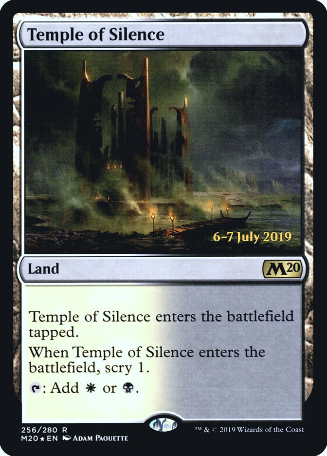 Temple of Silence [Core Set 2020 Prerelease Promos] | Silver Goblin