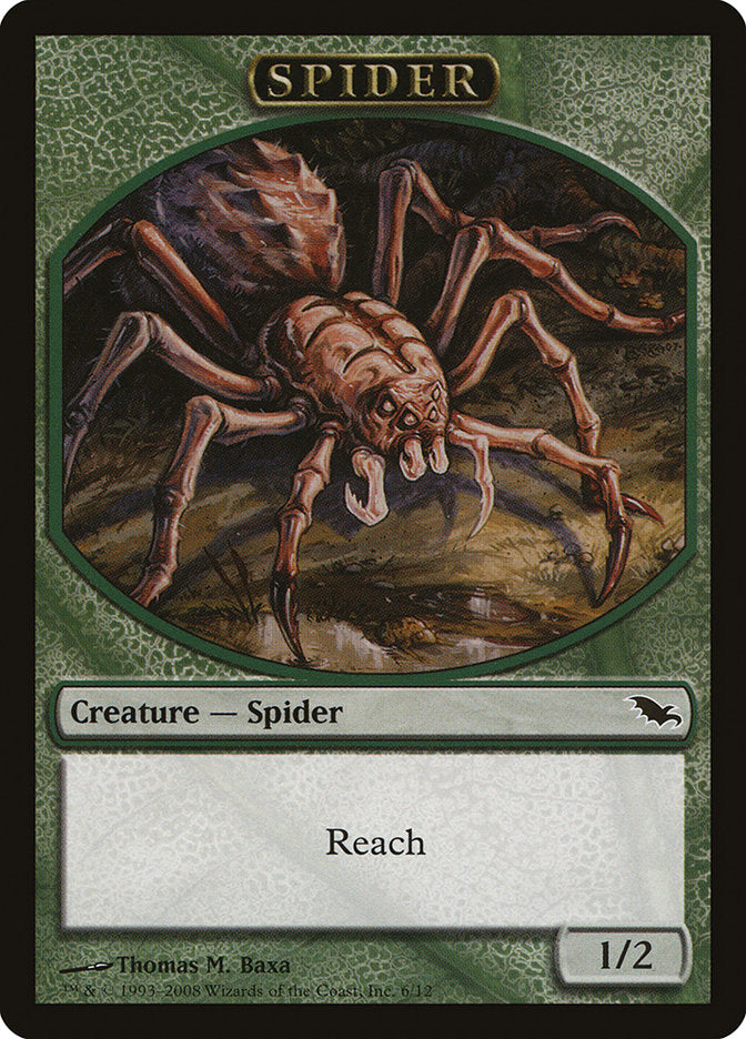 Spider Token [Shadowmoor Tokens] | Silver Goblin