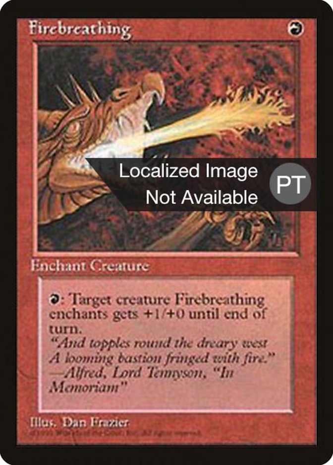 Firebreathing [Fourth Edition (Foreign Black Border)] | Silver Goblin