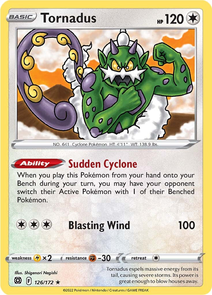 Tornadus (126/172) [Sword & Shield: Brilliant Stars] | Silver Goblin